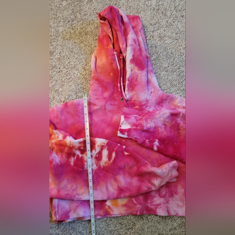 3/Set Of THREE Colorful Tie-Dye Cropped Champion Hoodies - Picture 11 of 16
